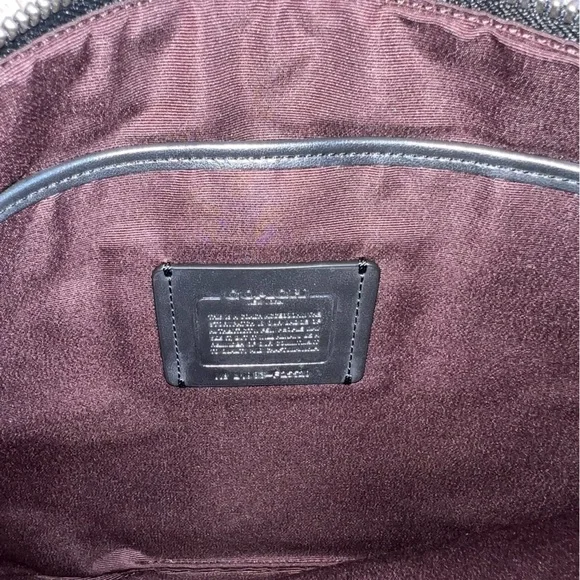 NWOT Coach Large Pouch Signature Canvas Shad - Picture 13 of 16